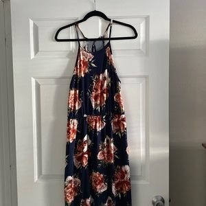 Halter neck maxi dress from French Grey.